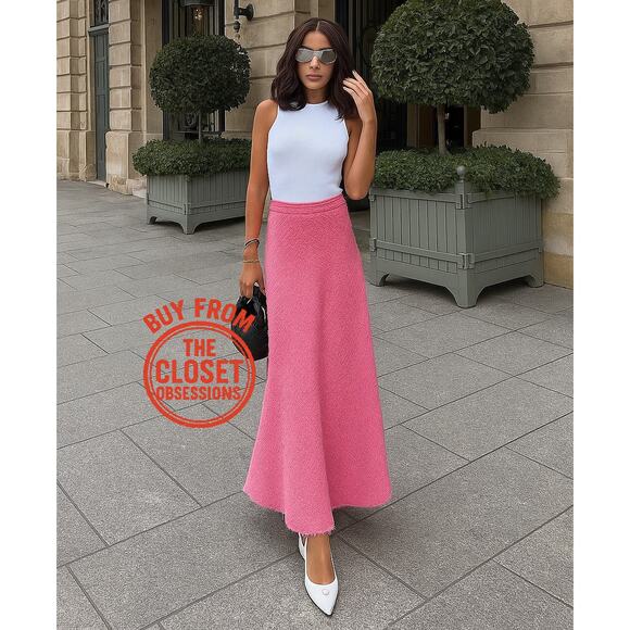 ๐ ZARA Blogger Fave A-Line Textured Maxi Skirt NWT ๐ - Picture 8 of 15